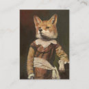 Suche nach roter fuchs visitenkarten Vintage