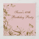 Suche nach der 60 der frauen geburtstag einladungen Blume