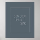 Suche nach bonjour poster Französisch