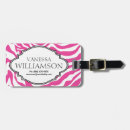 Suche nach zebramuster gepäckanhänger Personalisiert