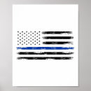Suche nach polizeibeamte poster Amerikanische flagge