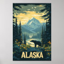 Suche nach vintager bär poster Reise