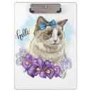 Suche nach niedliche katzen klemmbrett Portrait