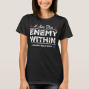 Suche nach feind meines feindes tshirts Für sie