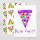 Suche nach pizza party einladungen Bunt