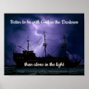 Suche nach licht in der dunkelheit poster Spirituell