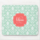 Suche nach und grüner damast mousepads Girly