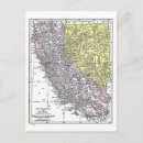 Suche nach california map postkarten Vintag