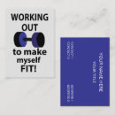 Suche nach workout visitenkarten Training