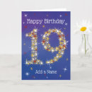 Suche nach 19 geburtstag karten 19 jahre alt