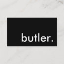 Suche nach butler visitenkarten Haushaltsführung