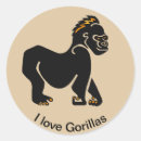 Suche nach gorillas aufkleber Affe