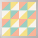 Suche nach geometrisches muster poster Rosa