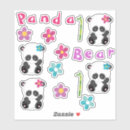 Suche nach pandas aufkleber Tragen