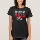 Suche nach welt aids tag tshirts Rot