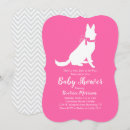 Suche nach deutscher schäferhund einladungen Babydusche