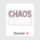 Suche nach chaos aufkleber Abstrakt
