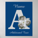 Suche nach monogramm a poster Für sie