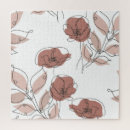 Suche nach mohnblume mit blumen puzzle Muster