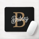 Suche nach monogramme mousepads Schwarz und gold