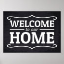 Suche nach willkommenes zuhause poster Zeichen