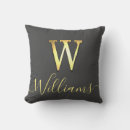 Suche nach buchstabe w kissen Gold