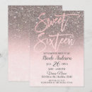 Suche nach pink glitter einladungen Party