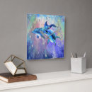 Suche nach delphin poster wanduhren Blau