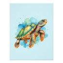 Suche nach niedliche fische poster Schildkröte