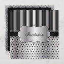 Suche nach silberne streifen einladungen Couple