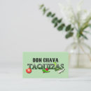 Suche nach tacos und visitenkarten Taquizas