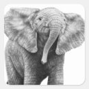 Suche nach afrikanischer elefant aufkleber Kalb