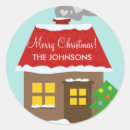 Suche nach weihnachts hütte aufkleber Kabine