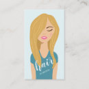 Suche nach blond visitenkarten Blonde frau