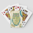 Suche nach eulen spielkarten Blume