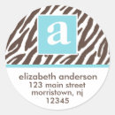 Suche nach monogramm zebra aufkleber Muster