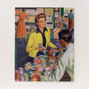 Suche nach vintage frau puzzle Retro