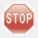 Suche nach stoppschild aufkleber Straße