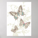 Suche nach gemalte schmetterlinge poster Creme