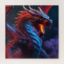 Suche nach roter drache puzzle Tiere