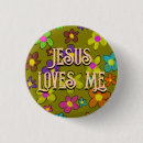 Suche nach jesus liebt dich buttons Christlich