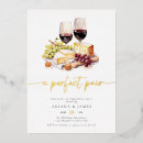 Suche nach käse und wein brautparty einladungen Bride