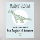 Suche nach grüner dinosaurier poster Junge