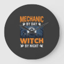 Suche nach halloween hexe wanduhren Halloweendekoration