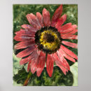 Suche nach rote sonnenblume poster Aquarell