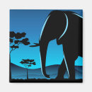 Suche nach elefant silhouette magnete Tiere