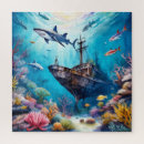 Suche nach schatz puzzle Wasser