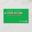 Suche nach videospiel visitenkarten Vintag