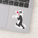 Suche nach sylvester aufkleber Looney toon charakter