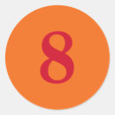 Suche nach zahlen aufkleber Orange